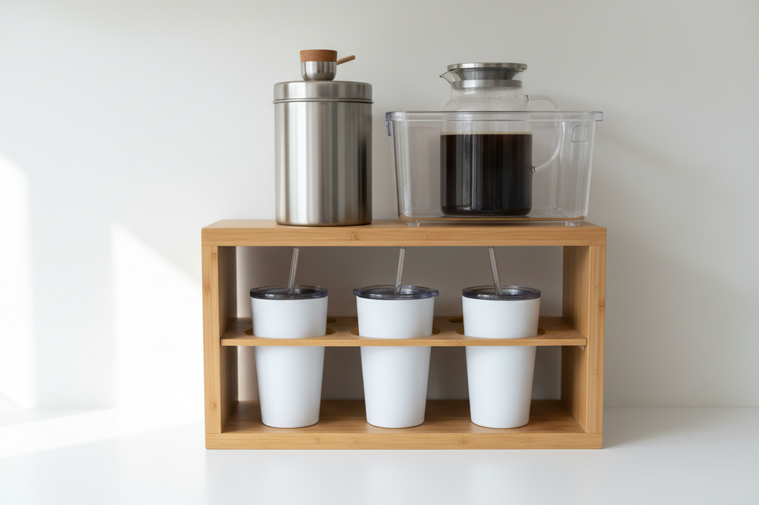 Coffee Setup for Cold Drinks