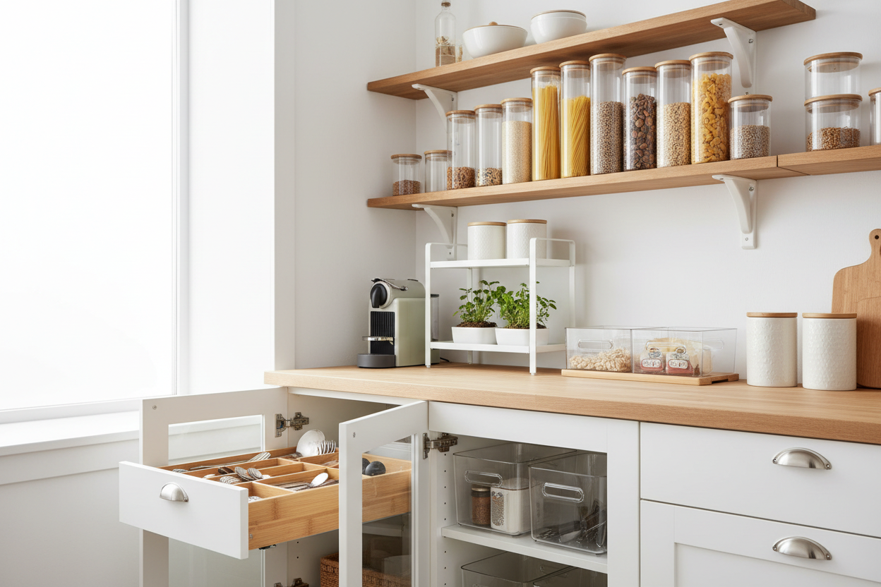 How to Organize a Kitchen Without Buying More Cabinets
