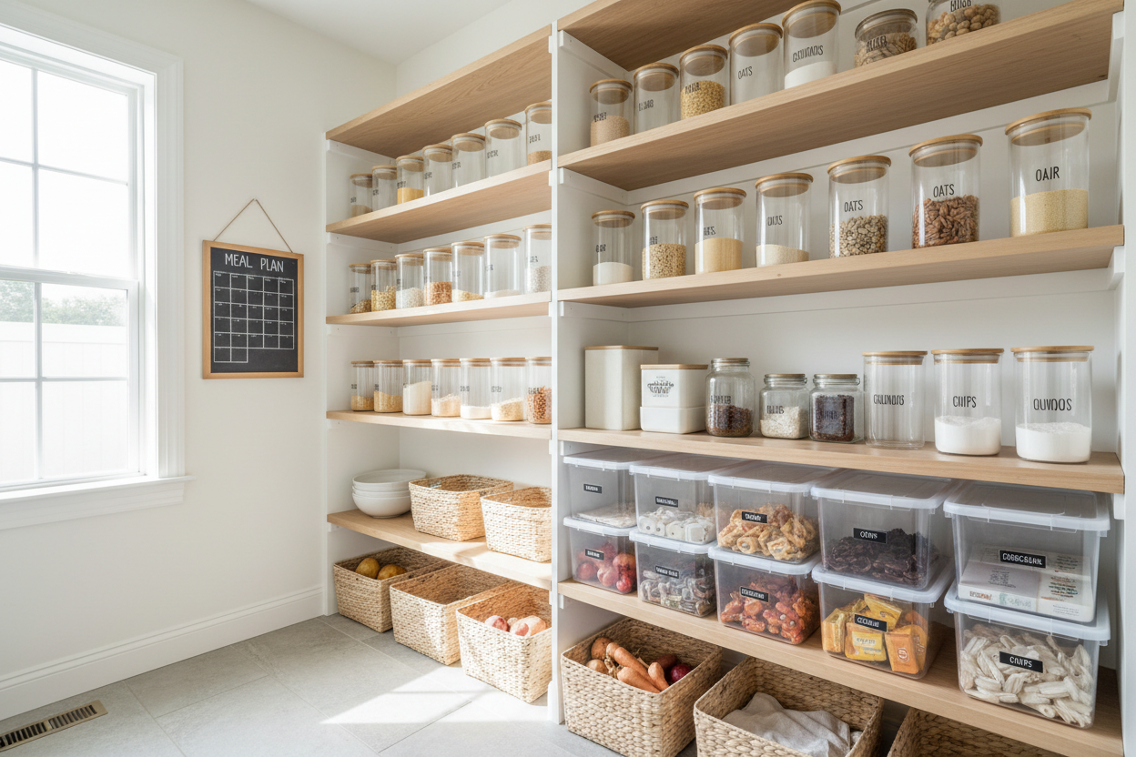 How to Organize Your Pantry Without Buying Everything New