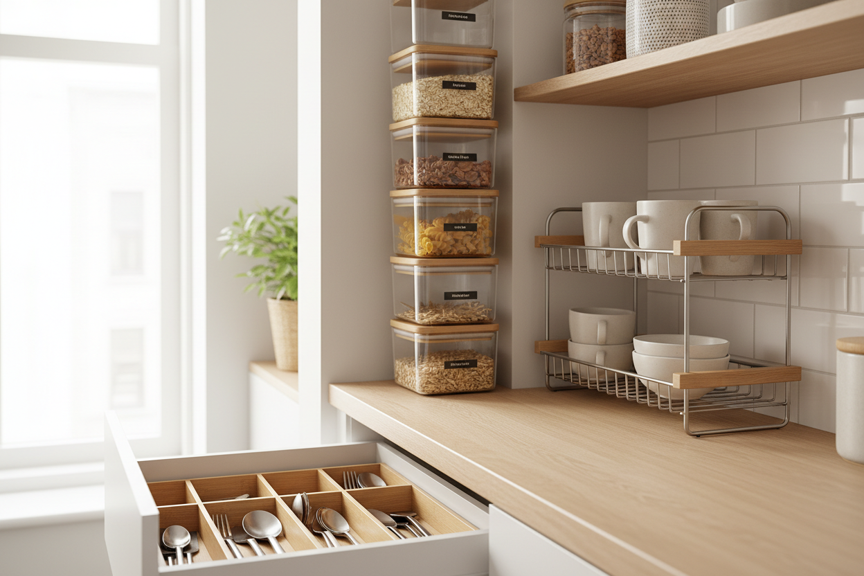 Small Space Kitchen Organization Guide