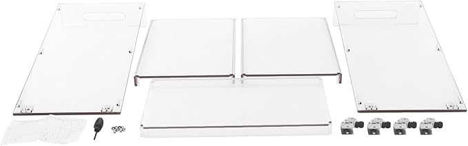 3-Drawer Rolling Storage Cart, Plastic Storage Organizer Rolling Cart with Wheels, Organizing Drawers for Home, Bathroom, Bedroom, Office, and Classroom, Clear