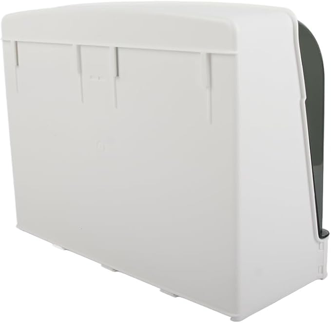 Pilipane Cosmetics Storage Box Large Capacity Wall Mounted Makeup Organizer Skin Care Product Rack for Bathroom Plastic White 31.5 x 31 x 23.5cm