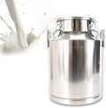 Stainless Steel Milk Can Heavy Duty Milk Jug Milk Bucket Water Jug Ice Bucket Wine Pail Bucket Bottle Tote Jug with Sealed Lid Liquid Storage (50L)