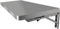 304 Stainless Steel Folding Wall Shelf Wall Mount Kitchen Storage Shelves Rounded Corners Food-Grade Folding Table Thickened Bracket for Laundry Room Garage Restaurant.(40x30cm/15.7x11.8in)