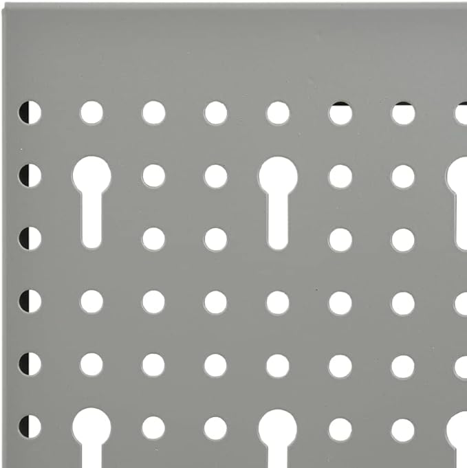 Wall-Mounted Peg Boards 4 pcs 15.7"x22.8" Steel 145350