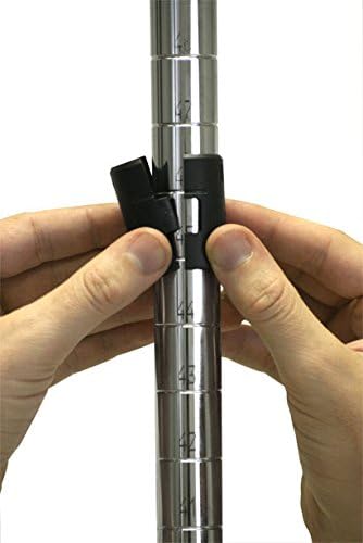 Omega 12" Deep x 42" Wide x 80" High 3 Tier Chrome Starter Shelving Unit