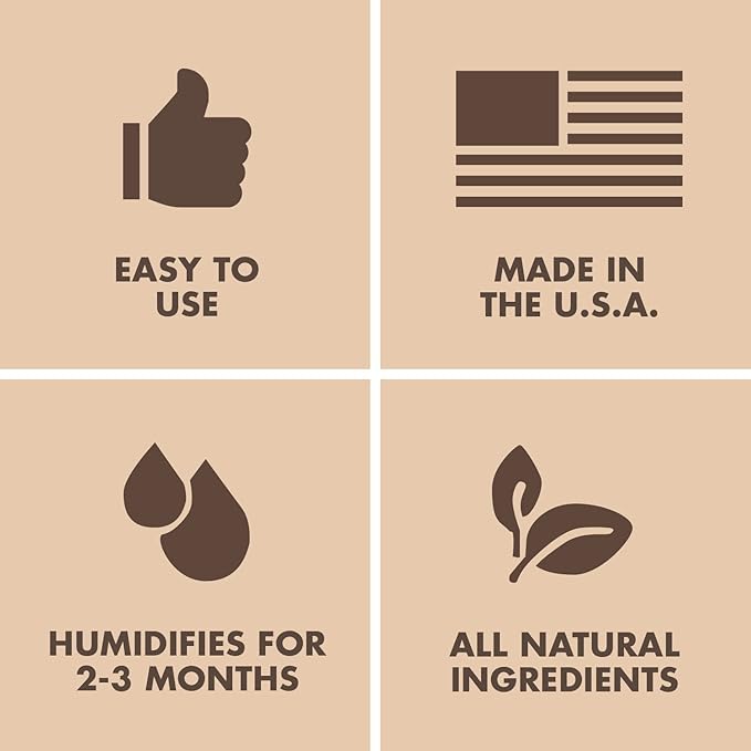 Boveda 69% Two-Way Humidity Control Packs For Plastic and Wood Containers Size 60 – 4 Pack – Moisture Absorbers – Humidifier Packs – Hydration Packets in Resealable Bag