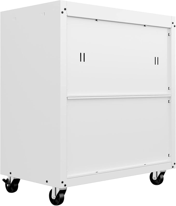 Manhattan Comfort Fortress Storage Units, White