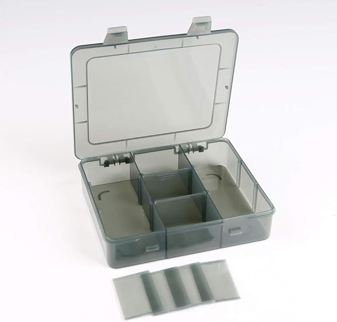 9 Grids Art Craft Supply Organizer Storage Containers, Compartment Storage Box with Removable Dividers for Jewelry, Beads, Buttons, Small Parts
