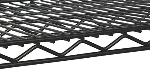 Omega 12" Deep x 42" Wide x 80" High 3 Tier Black Starter Shelving Unit