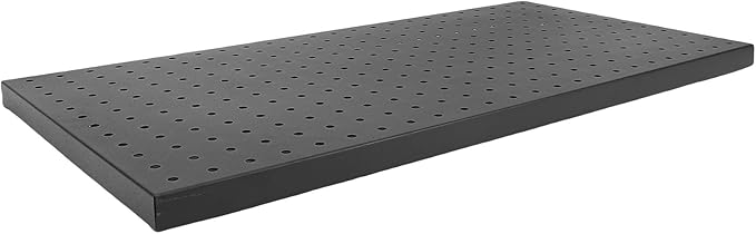 Keenso Metal Pegboard Wall Organizer, Heavy Duty Steel Pegboard, 4 Pack Panels for Garage Tool Storage, Home Office and Craft Room