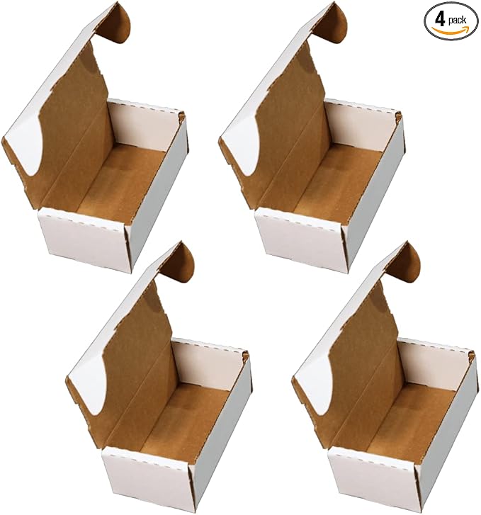 4-Pack • 400-count • Woodhaven Trading Firm Brand Trading/Gaming Card Storage Box