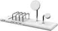 Scosche BaseLynx 2.0 Pro Modular Charging Station: MagSafe Wireless Stand for iPhone, AirPods Charging Pad, Multi Device Phone Charger, Apple Watch Charger & Powered End Cap AC Outlet with USB-C Port