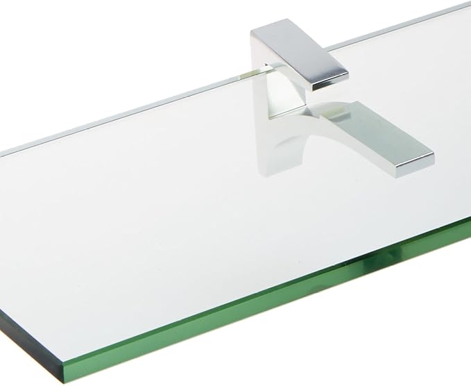 Spancraft Glass C-12x42-Chrome Cardinal Glass Shelf, Chrome, 12" x 42"