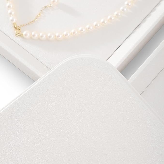Ring Display, Leather Earring Organizer,Luxury Key Tray,Premium Decorative Tray,White Jewelry Dish