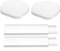 White - Expansion Pack - 2 Straight Tracks and 2 Trays. Does not Work Without the Lazy Susan Revolution Full Set (Sold Separately).