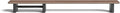 Raico Desk Cockpit Shelf Monitor Stand System Dual Screen Setup Wood Large Desk Accessory Organizer Unit (Walnut, Full Length v2 | 45.7 Inches)