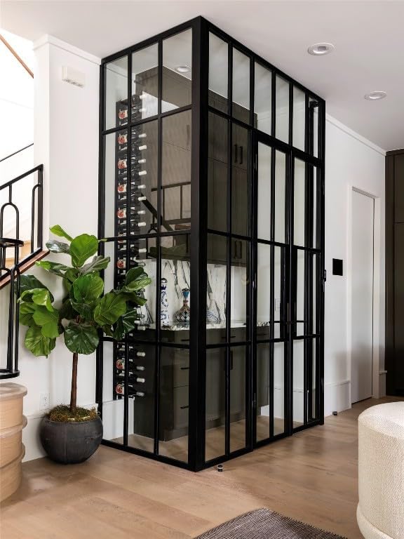 Ultra Wine Racks Cork Out Wall Mounted Wine Rack (1 Foot, Matte Black, Holds 3 Wine Bottles) - Modern & Minimalist Metal Wine Storage for Home Bar, Kitchen, Dining Room, Wine Cellar