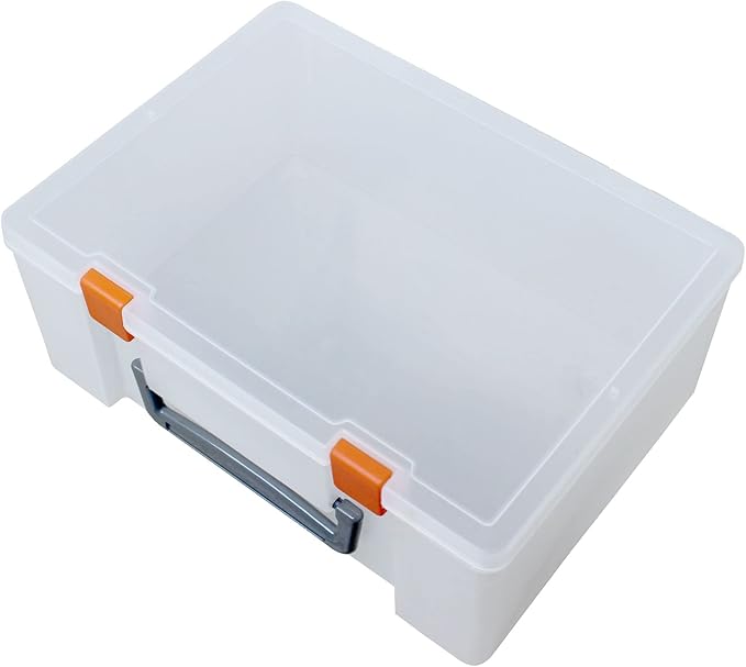 PASOL Clear Card Storage Box - 1000+ Hard Case Card Holder, Portable Card Organizer for Collectible Trading Cards and Sports Cards (Small)
