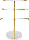 DOITOOL Headband Holder Organizer Metal Hairband Rack 3-Layer Hair Hoop Display Stand Watch Necklace Holder Storage Hair Ropes Accessories Bracelets Bangles