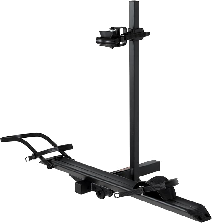 100LBS. Capacity Aluminum 1-Ebike Rack for Bicycles and Electric Bikes, fits Car SUV Van RV and Trailer with 2" Receiver