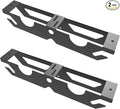 2 Pack of Angle Grinder Holder- 2 Bay Tool Wall Mount Bracket Stand Storage Rack with Cord Hanger for Cutter Polisher, Workshop or Garage