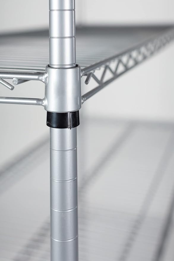 Omega 14" Deep x 30" Wide x 54" High 3 Tier Gray Starter Shelving Unit