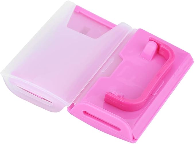 Adjustable Spill-Proof Milk Holder, Milk Carton Holder, Kitchen Tool Reusable for Toddlers Kids(red)