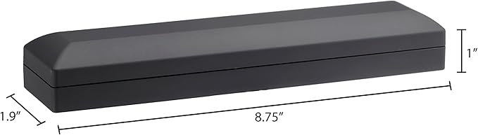 Allure - Bulk Case Of 12 - Luxury Bracelet Box With LED Light, Elegant Diamond Bracelet Case, For Unique Proposal Or Wedding, Long Rectanglar Black Velvet Interior Jewelry Display Gift Box.