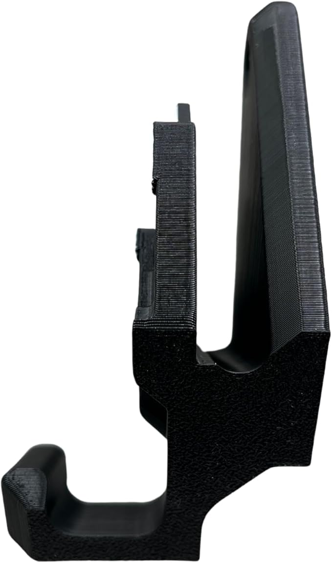 Snowboard Wall Mounts, Fits Any Snowboard, Snowboard Storage Rack, Wall Art, Winter Sports Accessories (Black)