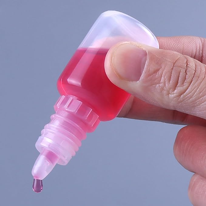 12PCS 20ML White Plastic Empty Squeezable Dropper Bottles Portable Eye Liquid Dropper Small Plastic Refillable Containers with Screw Cap and Plug (White, 20ML)