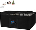 SIRUITON 51.2”L x 15.7”W x 23.6”H Outdoor Cushion Storage Bag,Patio Furniture Cushion Storage Bag,Heavy Duty Rip Proof 600D Oxford,with Handle and Zipper of Waterproof Garden Cushion Storage Covers