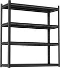 Metal Shelving, Garage Shelving Unit and Storage,Adjustable Storage shelves, 3000LBS Storage Steel Shelving, for Kitchen Warehouse Pantry Commercial Use, Basement (24"D x 48"W x 55"H-4 Tier)