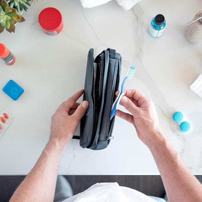 NOMATIC Toiletry Bag for Trips - Great for Travel Size Toiletries - Travel Essentials Wash Bag - Travel Makeup Bag