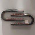Wall Mounted Nail Polish Bottle Display Rack, U-Shaped Essential Oil Perfume Storage Shelf, Hanging Salon Beauty Nail Shop Organizer Perfume Holder