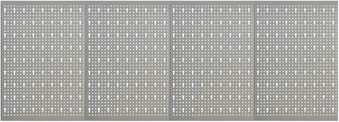 Wall-Mounted Peg Boards 4 pcs 15.7"x22.8" Steel 145350