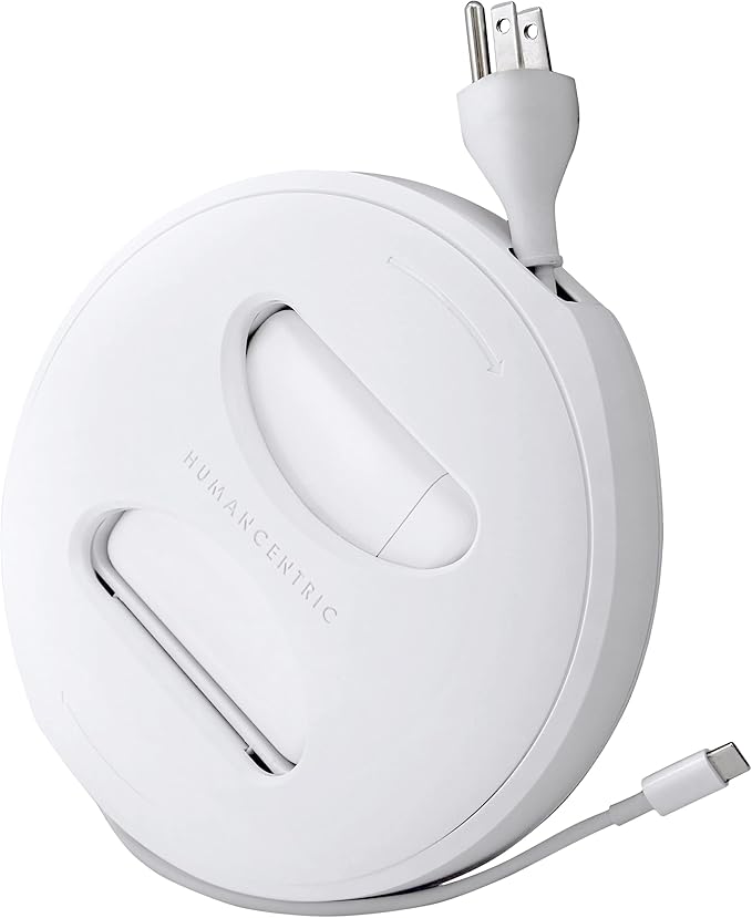 HumanCentric Cord Winder for Macbook Charger Organizer, Cable Reel for Macbook Chargers, Travel Mac Charging Case for USB-C 29W and 30W, Apple Macbook Pro + Air Power Cord Storage Protector, Small