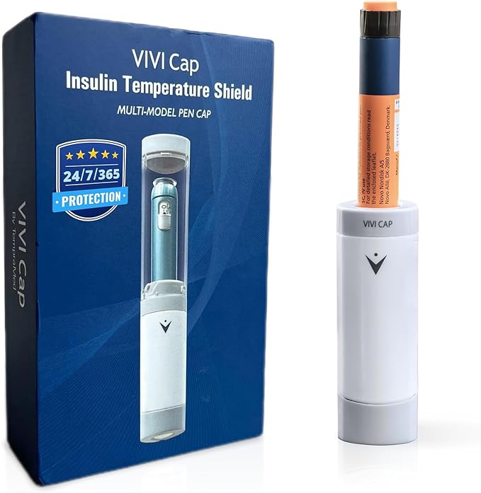 Insulin & Ozempic Cooler Travel Case - TSA Approved - Small Diabetic Medical Travel Case Pen Cooler Insulin Protector Works 24/7/365 No Freezing Or Refrigeration - for All Insulin Pen Models