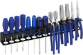 Screwdriver Organizer Wall Mount, Screw Driver Holder,Metal Plier Rack Utility Tool Rack Organizers and Storage Rack for Garage Workshop Workbench Tool Chest Cart (1 PCS)