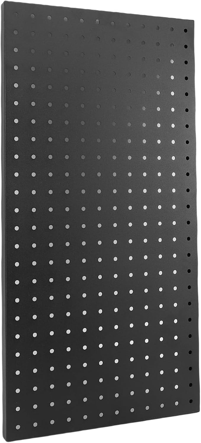 Keenso Metal Pegboard Wall Organizer, Heavy Duty Steel Pegboard, 4 Pack Panels for Garage Tool Storage, Home Office and Craft Room
