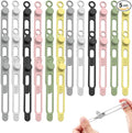 Data Cable Organizer,Multicolor Silicone Cable Ties,Reusable Cable Management Organizers,Multipurpose Elastic Cord Organizer For Bundling Earphone/Phone Charger/Computer Cords (30PCS)