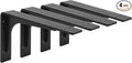 10"x 6"Shelf Bracket ,L Shelf Brackets,max Load 300lbs, Premium Alloy Metal Heavy Duty Shelf Bracket, high Strength Mounting Hardware Included, countertop Support,Corner Brace,Pack of 4.