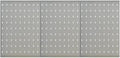 Wall-Mounted Peg Boards 3 pcs 15.7"x22.8" Steel 145349