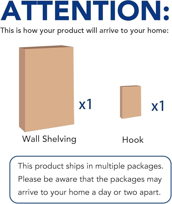 FLEXIMOUNTS 2-Pack 2x4ft Garage Shelving with Hooks, 24-inch-by-48-inch Wall Shelf Garage Storage Racks Floating Shelves, Black, Classic Series