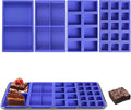 4 Pcs Silicone Tray Dividers for Harvest Right Freeze Dryer,Silicone Food Molds for Harvest right freeze dryer accessories，Reusable Dryer Food Freezer Trays (Purple,Mixing cavity)