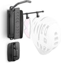 monTEK Swivel Bike Wall Mount, Bike Hangers for Garage, Bike Wall Mount with Two Extra Storage Hooks, Bike Hanger Wall Mount for Space Saving, Bike Rack Garage Holds Up to 77 lbs