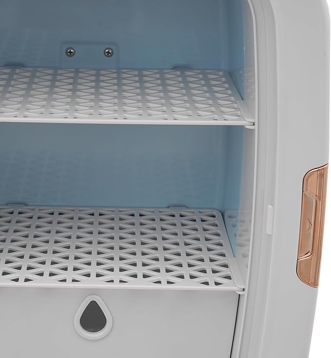 12.68Qt Portable Small Refrigerator Cosmetics Refrigerator Mini Fridge with Constant Temperature( 4-60℃/39.2-140℉) Personal Beauty Fridge for Bedrooms, Offices, Dormitories, Dressing Rooms(White)