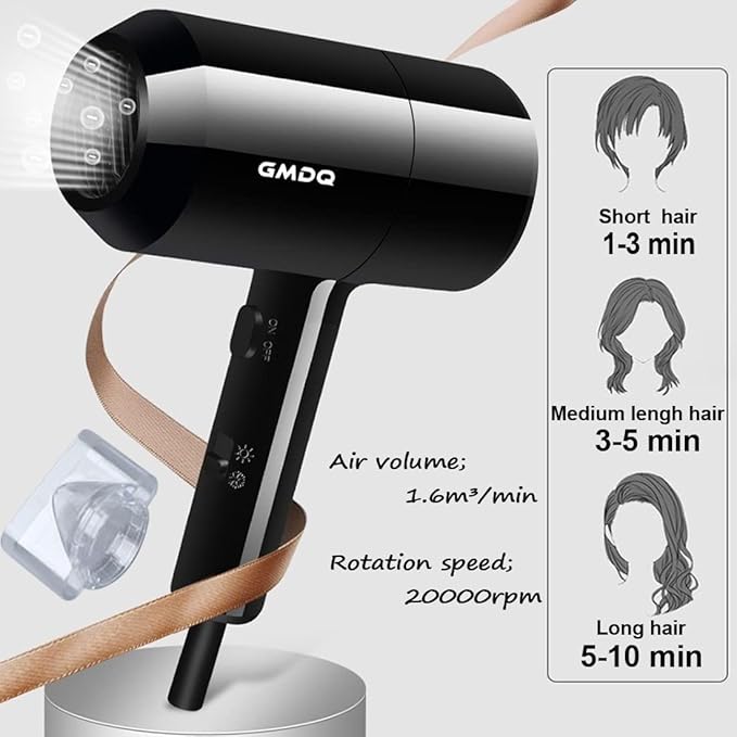 Hotel Wall Mounted Hair Dryer for Bathroom,Restroom Professional Blow Dryer,with Stand Rack,Specialised Motor for Salon,Fast Drying - Gifts【Massage Comb,Screws+ Adhesive】 110V