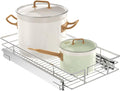 LOVMOR Pull Out Cabinet Organizer 9" W x 21½" D, Kitchen Cabinet Pull Out Shelves Slide Out Storage