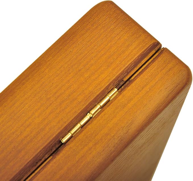 Oirlv Solid Wood Ring Jewelry Box Organizer Earrings Jewelry Drawer Organizer Tray with Lid (Grey)